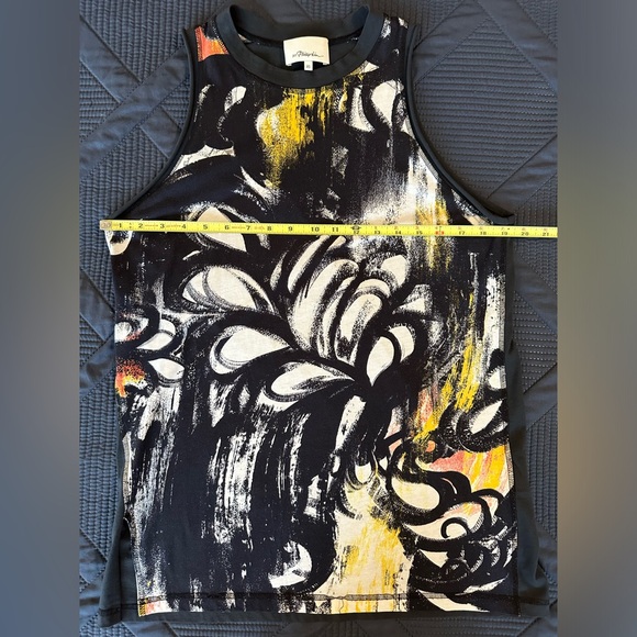 XS 3.1 Philip Lim runway shirt/tank top black/yellow/white/orange - Picture 7 of 9